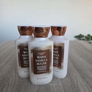 Bath & Body Works Warm Vanilla Sugar Lotion - Copper & Cream